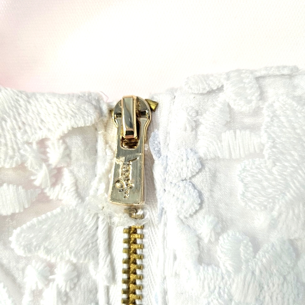 ❤️SPECIAL❤NWT.LILLY PULITZER Mila Shift In Resort White Butterfly Garden 3D Lace - Picture 9 of 14